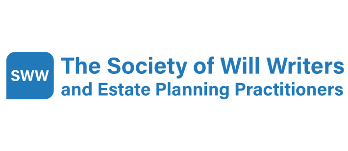 Logo of The Society of Will Writers and Estate Planning Practitioners, featuring the acronym "SWW" in a blue square beside the organization's name in blue text, trusted by professionals seeking estate planning courses Singapore.
